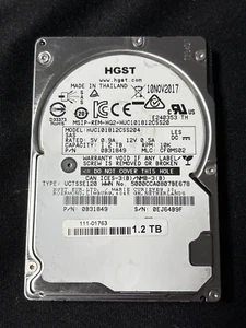 HUC101812CSS204 1,2 To - 6 Gbit/s - DA - LECTEUR SAS - PN : 0B31849 -- 111-01763 - Photo 1/1