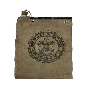 Vintage Canvas Wassersack Pfadfinder Amerikas Nationalrat New York City - Bild 1 von 12