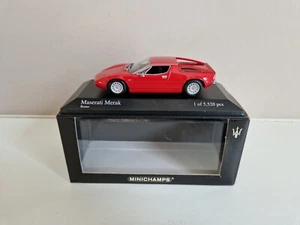 Minichamps 1/43 Maserati Merak - Red - 1974 - 400123420 - Picture 1 of 8