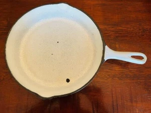Vollrath Vintage Enameled Cast Iron No.9 Skillet SKYBLUE Rare Color! Frying Pan - Picture 1 of 6