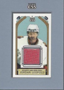 2003-04 Topps C55 Relics #TRJL Jordan Leopold Jersey - NM-MT