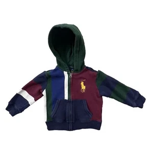 Polo Ralph Lauren Full Zip Sweater Big Pony Embroidery Size 2T Kids - Picture 1 of 6