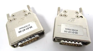 HAAS 15-PIN SERIAL CONNECTOR 30-01-07-00 * LOT OF 2 * - Picture 1 of 1