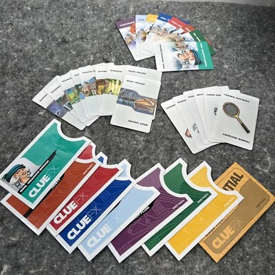 Clue FX Electronic Talking Game Replacement Parts (Complete CARDS & ENVELOPES) - Image 1 of 4
