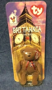 Ty McDonald’s Britannia the Bear Teenie Beanie Retired 1999 - Picture 1 of 4