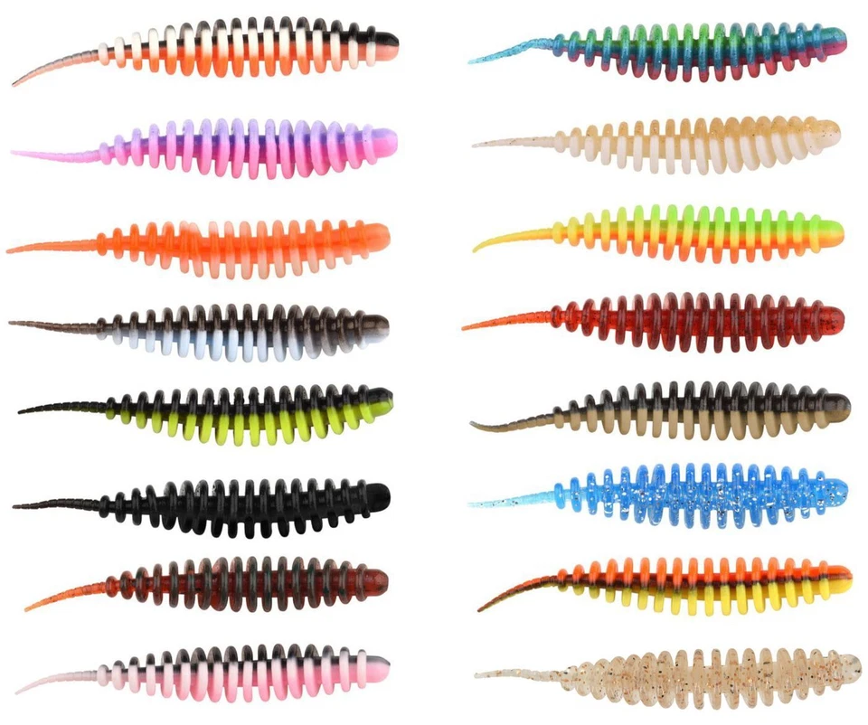 Trout Master Master Worm 65mm - 8 Gummiköder, Forellenköder, Kunstköder, Köder  - Bild 1 von 1