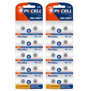 20X SR920SW AG6 LR69 LR921 SR921 Alkaline Watch Battery 371 370 Coin Button Cell - Picture 1 of 6