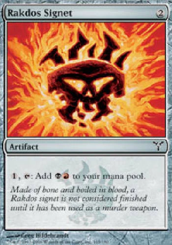 RAKDOS SIGNET X4 4 4X Dissension MTG Magic the Gathering Cards DJMagic - Image 1 of 1