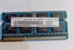4GB DDR3 PC3-12800S Ramaxel RMT3160ED58E9W-1600 1600MHz Notebook Memory - Picture 1 of 1