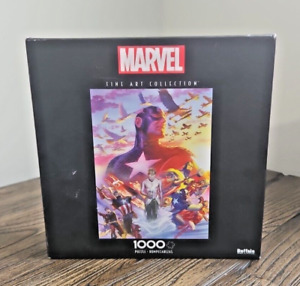 Brand New Buffalo Games Marvel Captain America 1000 Pieces Jigsaw Puzzle Game