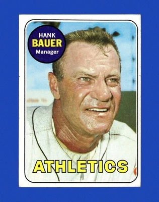 1969 Topps Set-Break No124 Хэнк Бауэр EX-EXMINT *GMCARDS* - Изображение 1 из 2