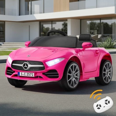 Kids Ride On Car 12V Mercedes-Benz Licensed Remote Control Toy Pink - image 1 of 4