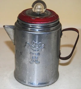 Vintage Kinder Spielzeug Aluminium Perkolator - 4 1/4" - Bild 1 von 4