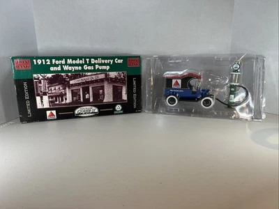 Citgo Diecast 1912 Ford Model T Delivery Truck Coin Bank & Wayne Gas Pump  - Image 1 of 4