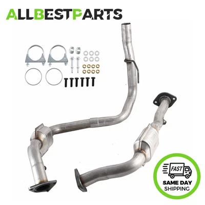 For 2003 2004 2005 2006 Hummer H2 6.0L BOTH Side Catalytic Converter EPA LH+RH Foto 1 de 4