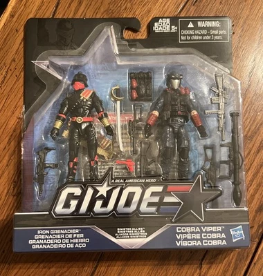 G.I. Figuras Joe 50th Siniister Allies Iron Grenadier Cobra Viper Pursuit Rise Foto 1 de 4