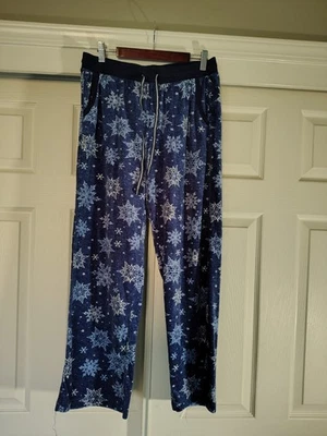 Nautica Women's Fleece Drawstring Pajama-Lounge Pants with Pockets Size Small - Image 1 of 4