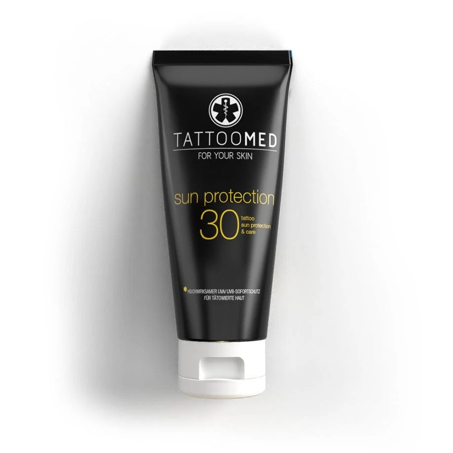 TattooMed® Sun Protection LSF30 100ml Tattoopflege Sonnenschutz 100% Vegan