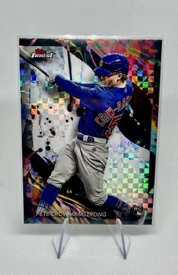 2024 Topps Finest Uncommon Pete Crow-Armstrong #104 Checkerboard Refractor (RC) - Image 1 of 2