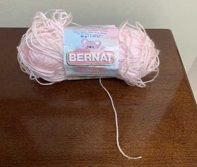 Nuevo hilo Bernat Baby rosa dedo peso 100 % acrílico tejido ganchillo Foto 1 de 4