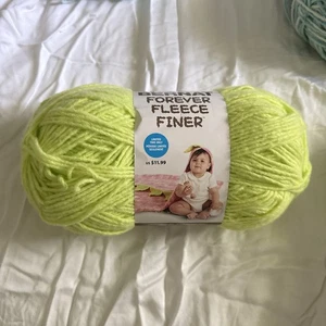 Bernat Forever Fleece Finer Zing Neon 9.9oz, 385yds New 51016 161051 - Picture 1 of 5
