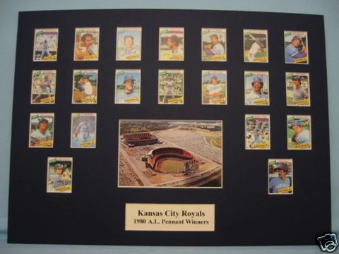 Kansas City Royals led by George Brett  - 1980 A.L. Pennant Winners Cover