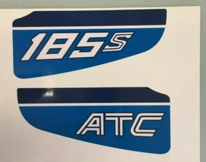Honda 1983 83 ATC185 ATC 185 Rear Fender Decal Set 185s ATC185s H386 - Picture 1 of 2