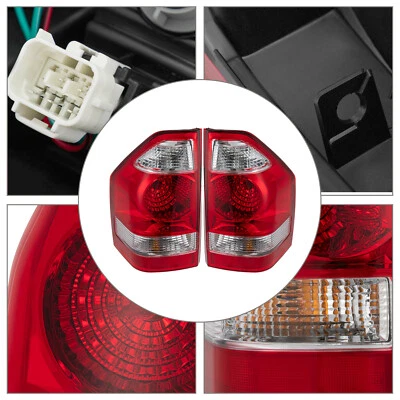 Pair Rear Tail Lights Lamps Fits For 2003-2006 Mitsubishi Montero Pajero Shogun Foto 1 de 4