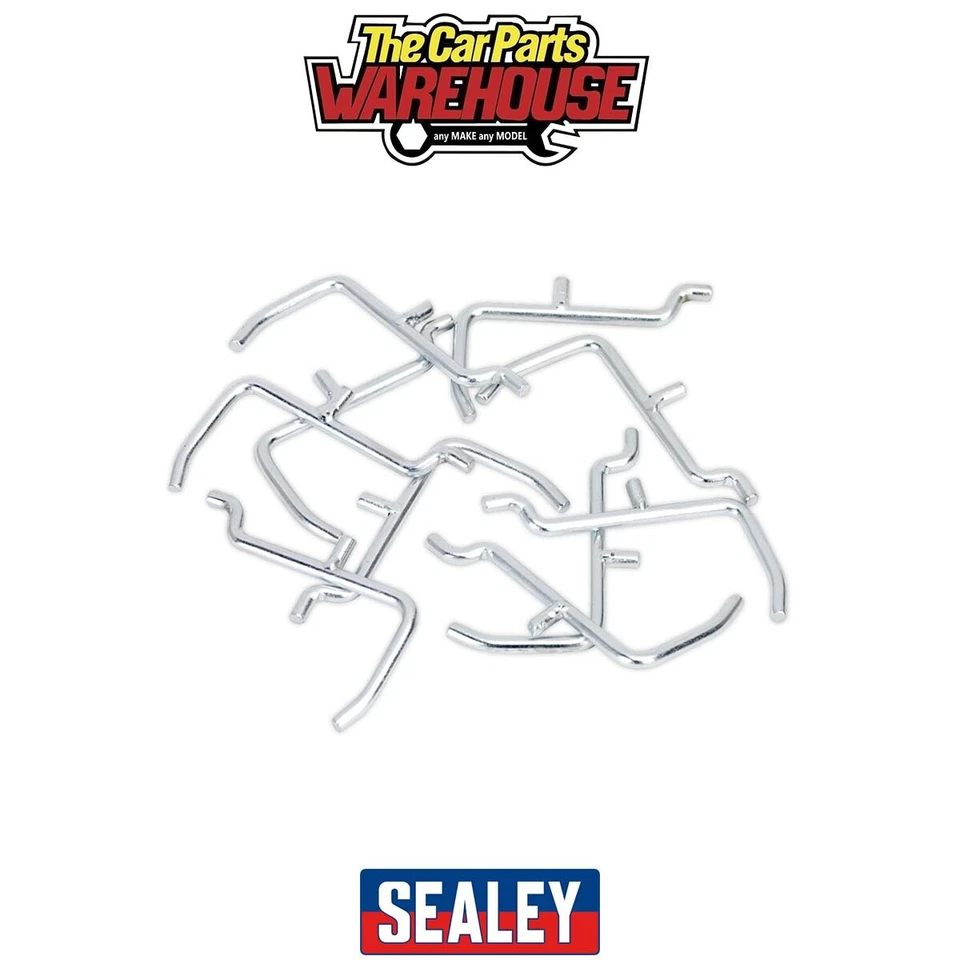 Sealey Apspb.h 10pc Hook Set for APSPB Pegboard