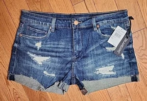 Neu mit Etikett Blanknyc The Fulton Jeans-Shorts zum Aufkrempeln Kleid Daunen Party Größe 29. Neu! - Bild 1 von 8