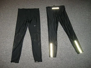 NIKE Men's Specific Fit Stay Warm Black DRI-FIT Running Tight,74%poystr26%Spanx - Picture 1 of 1