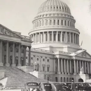 Fotografía americana vintage de la capital de Estados Unidos Washington DC encontrada EE. UU. - Imagen 1 de 5