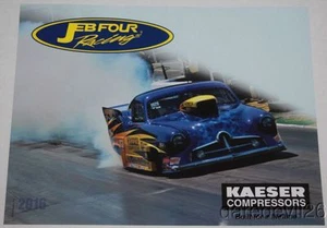 2016 Jeff Brooks JEB Vier Kaeser Kompressoren Henry J Sportsman NHRA Heldenkarte - Bild 1 von 1