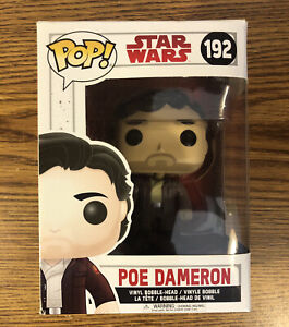 Funko POP! Star Wars #192 Poe Dameron The Last Jedi Disney Collectible Figure
