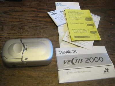 Cámara Minolta Vectis 2000 plateada IX con CAJA/INSTRUCCIONES-SIN PROBAR/PIEZAS Foto 1 de 2