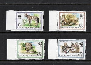 S3527   Burundi  1994  fauna  Serval Cats   4v.   MNH - Picture 1 of 1