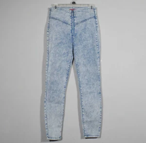 Guess Light Acid Wash Exposed Zipper Skinny Jeans Style JWRA24D43JO Sz 29 - Picture 1 of 4