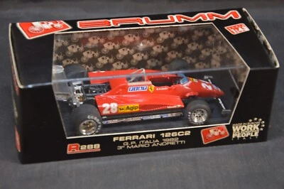 BRUMM 1/43 FERRARI 126 C2 GP ITALIA 1982 3° MARIO ANDRETTI R288 DIE CAST - Immagine 1 di 3