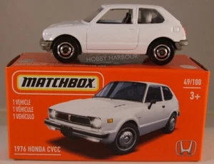 MATCHBOX POWER GRABS #49 '76 Honda CVCC, 2021 issue (NEW in BOX) - Picture 1 of 3