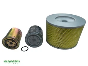 Toyota Hilux Surf 1KZTE Diesel Fuel Oil Air Filter KZN185 Prado KZJ95 KZJ90 RHD - Picture 1 of 5