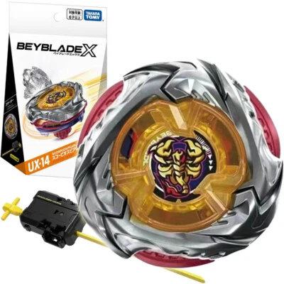 TAKARA TOMY Scorpio Spear 0-70Z Beyblade X Booster Launcher UX14 Official New