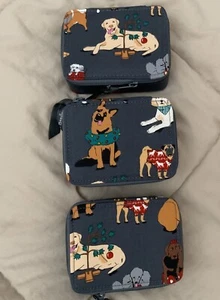 Vera Bradley Travel Pill Case HOLIDAY DOGS NWT - Picture 1 of 2