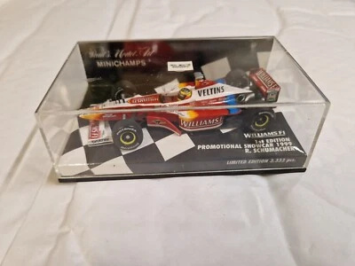 MINICHAMPS 1/43 Williams Promozionale Showcar 1999 Ralf Schumacher Formula 1 - Immagine 1 di 3