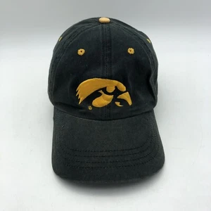 Iowa Hawkeyes Zephyr Brand Black Baseball Hat Cap Size 7 *Acceptable Condition - Picture 1 of 8