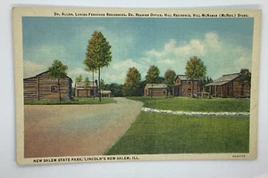 Postcard Dr Allen Luxins Ferguson Regnier New Salem State Park Illinois H406 - Imagen 1 de 2