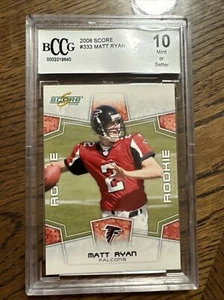 2008 Score Matt Ryan #333 Rookie BCCG 10 Mint - Picture 1 of 2