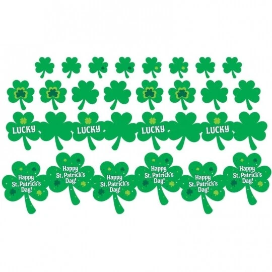 Papel impresso dia de São Patrício mega valor pacote recortes 30 por pacote 5" 7" 9" 12" - Imagem 1 de 1