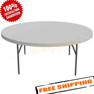 Lifetime 22673 72" White Granite Round Table - Picture 1 of 15