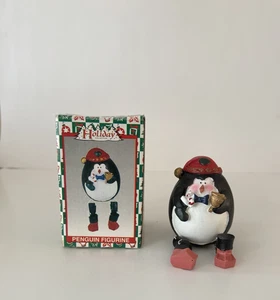 Vintage Christmas Penguin Shelf Sitter NEW - Picture 1 of 4