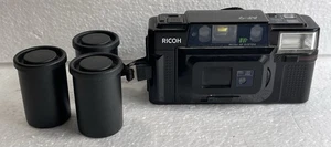 Ricoh AF-9 Flash Camera Preowned Tested + 3 Rolls Of New Unused Film 200 ISO - Picture 1 of 23
